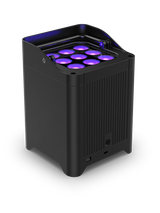 CHAUVET DJ Freedom Flex H9 IP Weather-Resistant Battery-Powered RGBAW+UV LED PAR Kit with Charging Case (6-Pack)