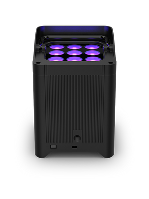 CHAUVET DJ Freedom Flex H9 IP Weather-Resistant Battery-Powered RGBAW+UV LED PAR Kit with Charging Case (6-Pack)