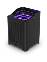 CHAUVET DJ Freedom Flex H9 IP Weather-Resistant Battery-Powered RGBAW+UV LED PAR Kit with Charging Case (6-Pack)