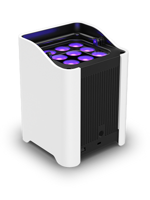 CHAUVET DJ Freedom Flex H9 IP Weather-Resistant Battery-Powered RGBAW+UV LED PAR Kit with Charging Case (6-Pack)