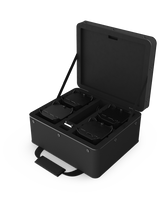 CHAUVET DJ Freedom Par Q9 X4 True Wireless RGBA LED PAR Kit with Carrying Bag, Remote, and Multi-Charger (4-Pack)