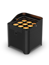 CHAUVET DJ Freedom Par Q9 X4 True Wireless RGBA LED PAR Kit with Carrying Bag, Remote, and Multi-Charger (4-Pack)