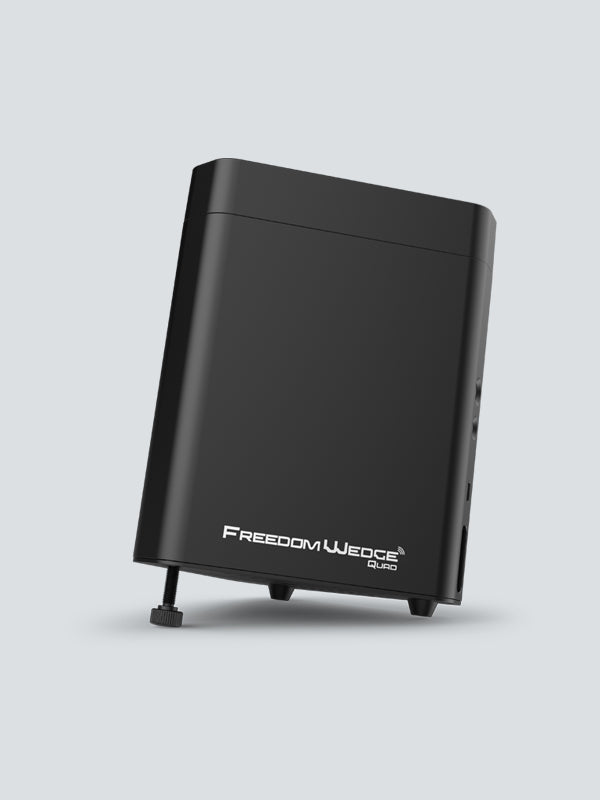 CHAUVET DJ Freedom Wedge Quad Battery-Powered Triangularly-Shaped RGBA LED Wash Light with D-Fi Wireless DMX