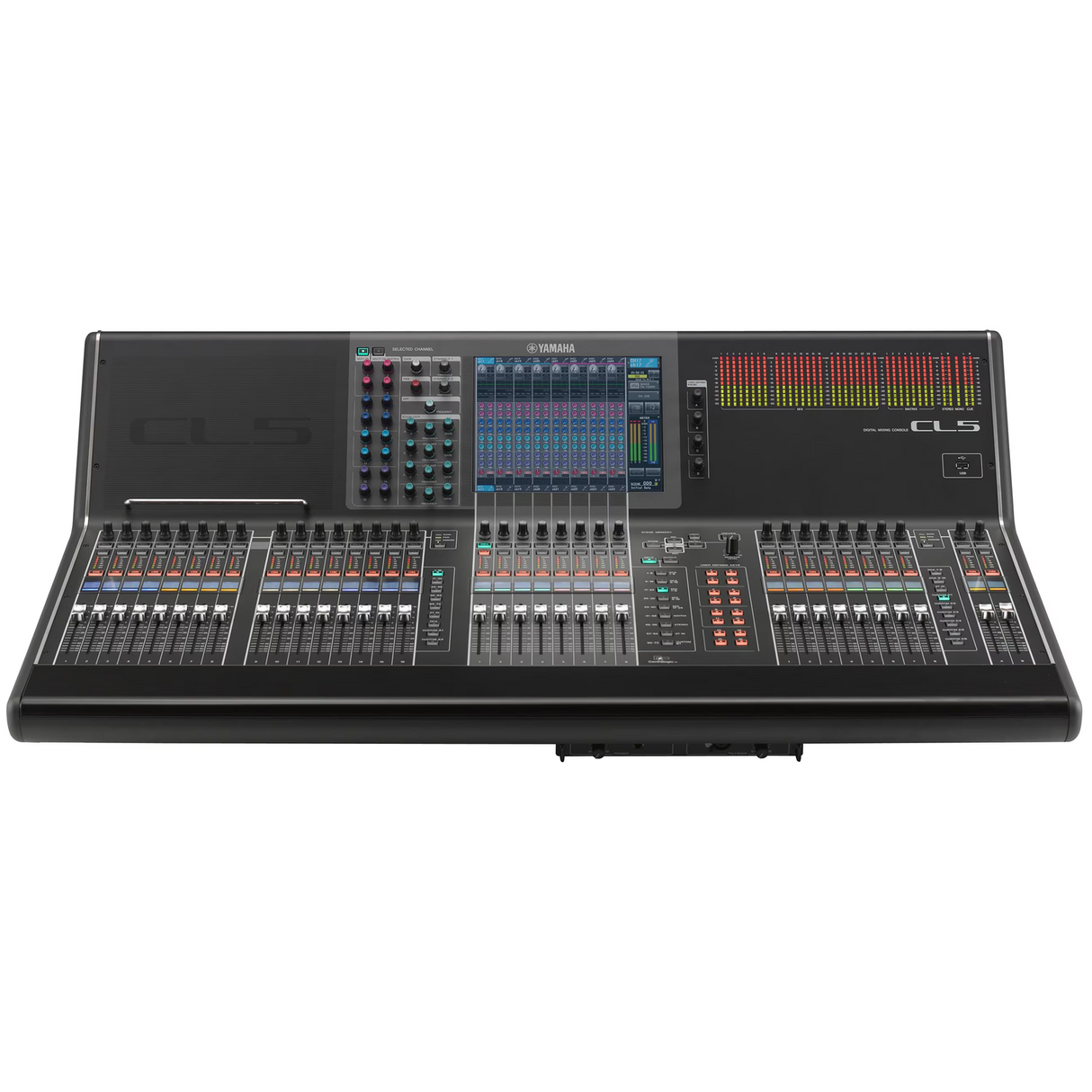 Yamaha CL5 72-Channel Digital Mixing Board w/ Yamaha AD/DA Card, with Wheeled MT Case