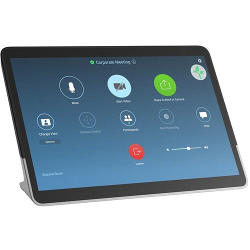 Shure Stem Control Touchscreen Interface for Conferencing (Black with Silver Base)