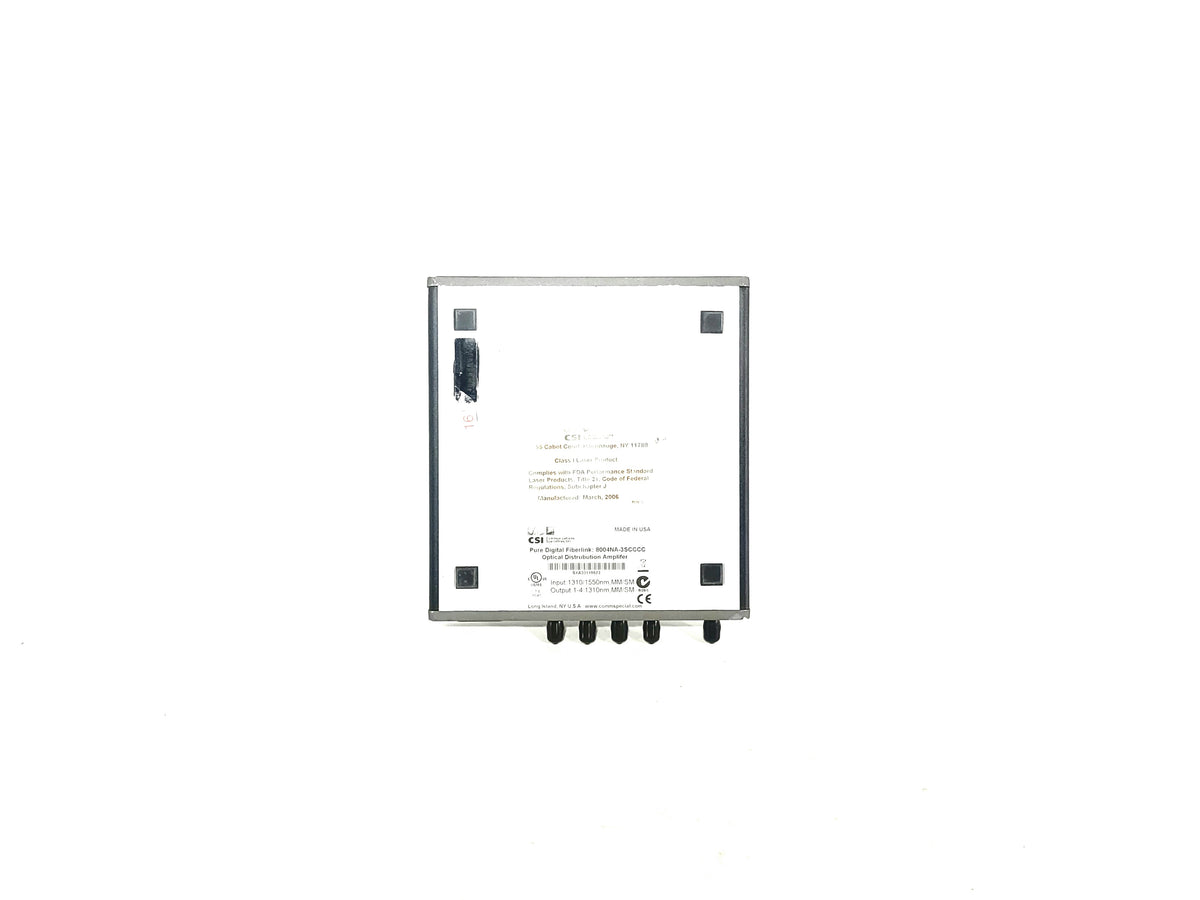CSI Pure Digital Fiberlink 8004NA-3SCCCC Optical Distribution Amplifier