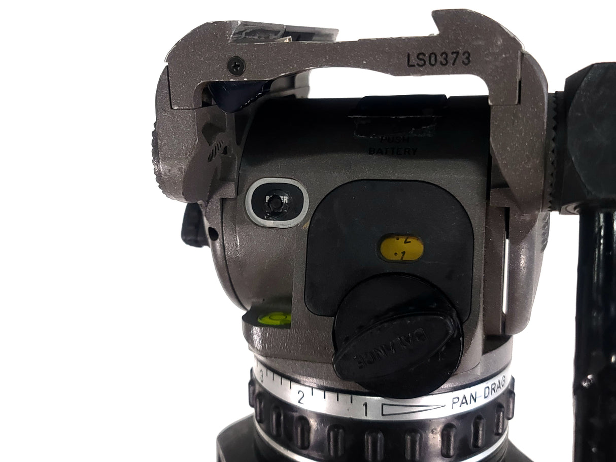 Cartoni Laser Fluid Head 2 Stage Tripod in Tuffpak Hard Carry Case