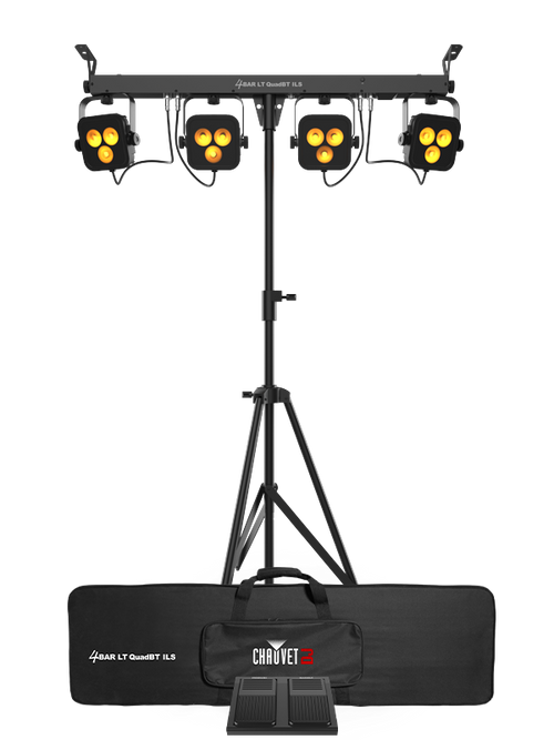 CHAUVET DJ 4BAR LT QuadBT ILS All-in-One RGBA 4-Par Wash Light System with Bluetooth