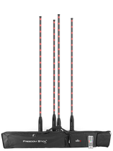CHAUVET DJ Freedom Stick X4 Battery-Powered RGB LED Tube Kit with Stands & Case (4-Pack)