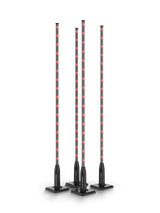CHAUVET DJ Freedom Stick X4 Battery-Powered RGB LED Tube Kit with Stands & Case (4-Pack)