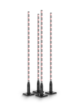 CHAUVET DJ Freedom Stick X4 Battery-Powered RGB LED Tube Kit with Stands & Case (4-Pack)