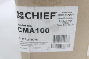 Chief CMA100 8" Ceiling Mounting Plate Kit w/ 1.5" Adjustable Column (Open Box)