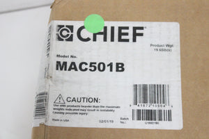 Chief MAC501B In Wall Mount Accessory for Swing Arm Mounts