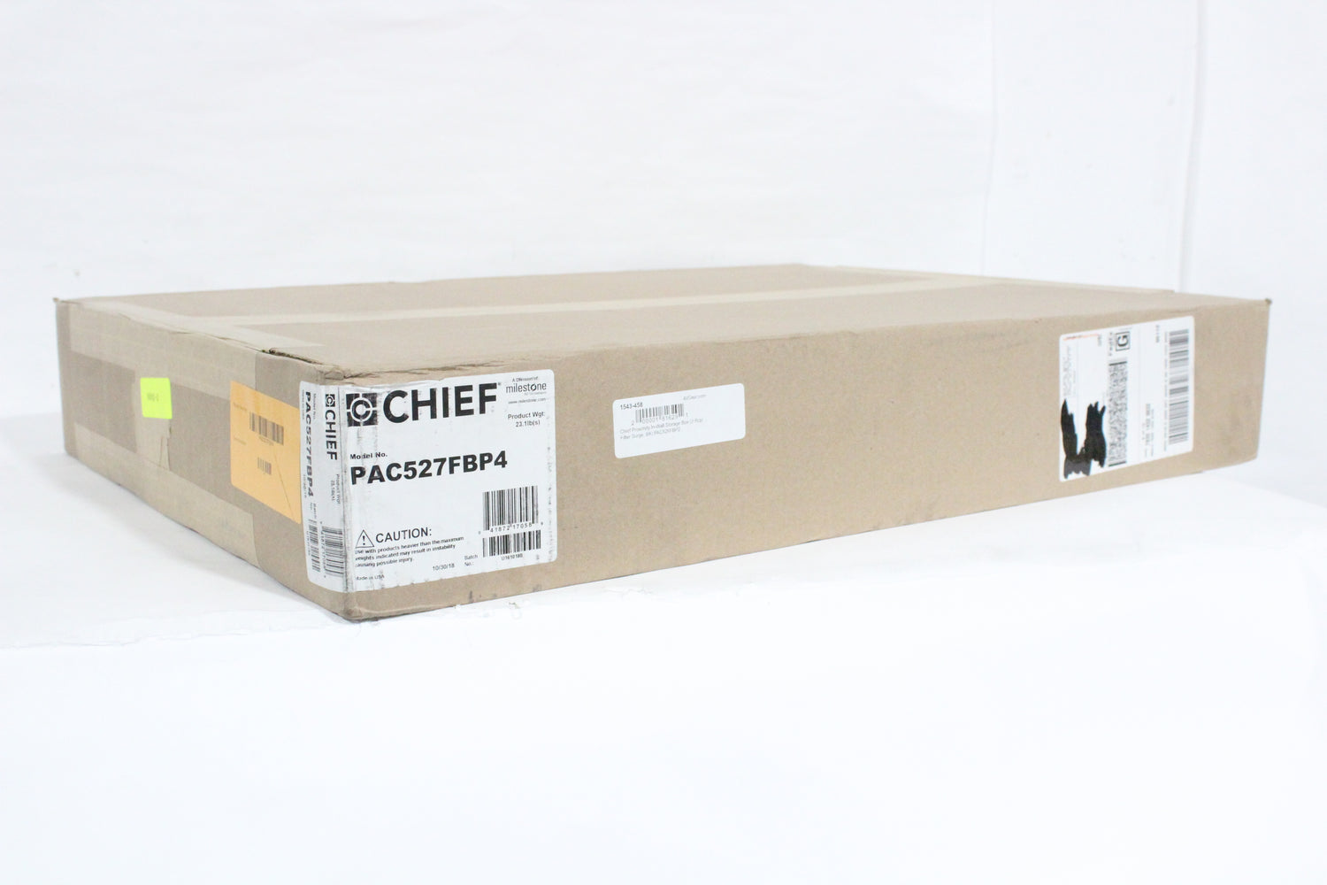 Chief Proximity In-Wall Storage Box (2 Rcpt Filter Surge, BK) PAC526FBP2 (New)
