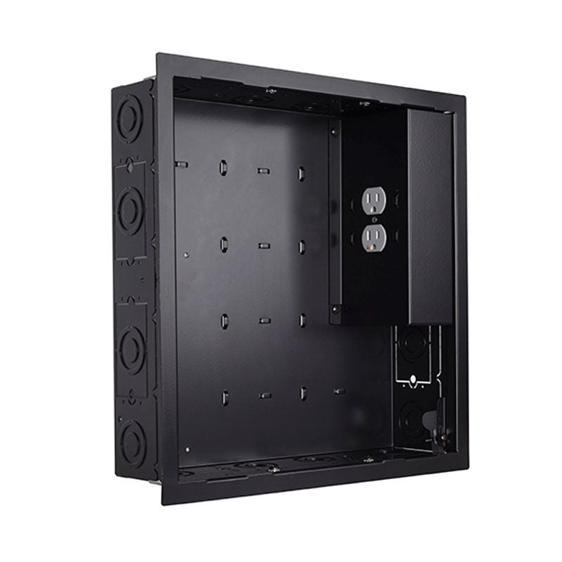 Chief Proximity In-Wall Storage Box (2 Rcpt Filter Surge, BK) PAC526FBP2