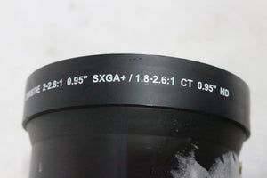 Christie 2.8-4.5:1 0.95" SXGA+ / 2.6-4.1:1 CT 0.95" HD Projector Lens (L1111-965)