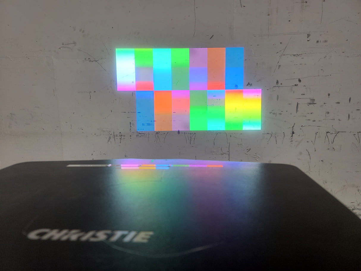 Christie D12HD-H 10,000 Lumen 1DLP Large Venue Projector (1126 Op Hours) w/ Remote Control in Hard Wheeled Case