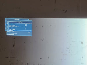 Christie D12HD-H 10,000 Lumen 1DLP Large Venue Projector (1126 Op Hours) w/ Remote Control in Hard Wheeled Case