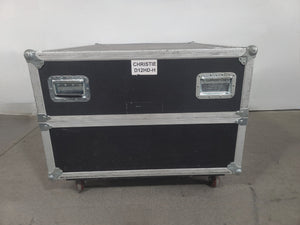 Christie D12HD-H (Lamp 1 1004, Lamp 2 1288 Hours) 10,000 Lumens HD 0.95" DLP x 1 1080P Large Venue Projector (NO LENS) In Wheeled Road Case