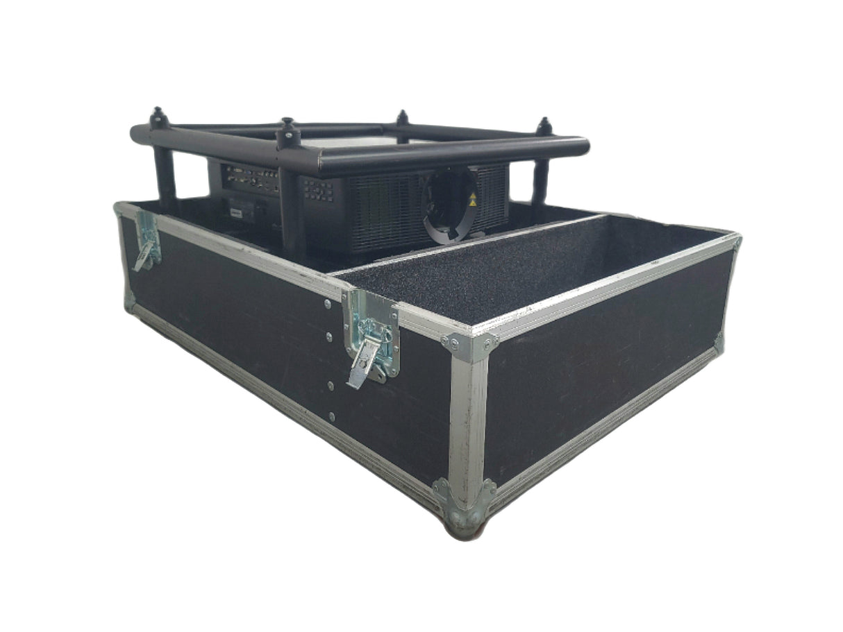 Christie D12HD-H (Lamp 1 1004, Lamp 2 1288 Hours) 10,000 Lumens HD 0.95" DLP x 1 1080P Large Venue Projector (NO LENS) In Wheeled Road Case