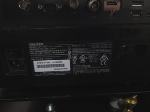 Christie D12HD-H (Lamp 1 1004, Lamp 2 1288 Hours) 10,000 Lumens HD 0.95" DLP x 1 1080P Large Venue Projector (NO LENS) In Wheeled Road Case