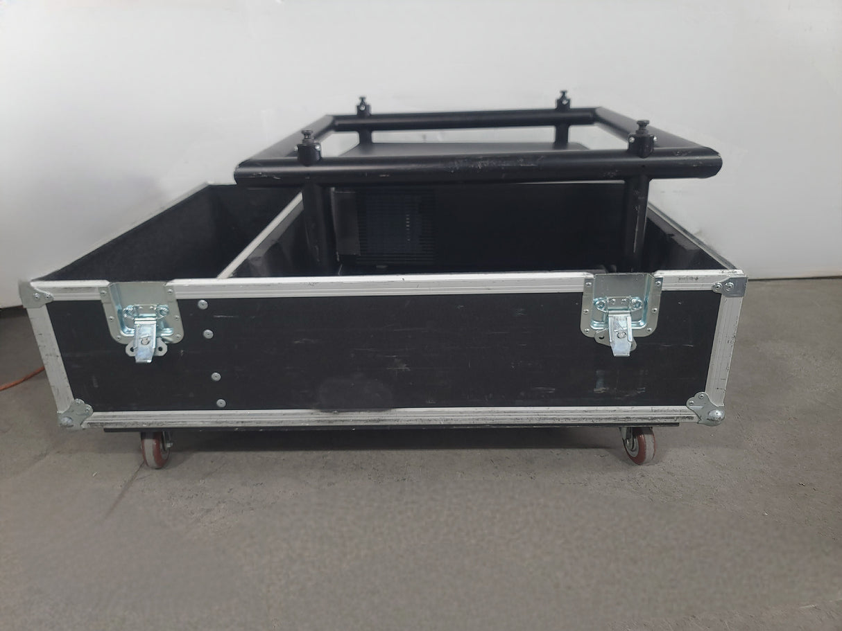 Christie D12HD-H (Lamp 1 1004, Lamp 2 1288 Hours) 10,000 Lumens HD 0.95" DLP x 1 1080P Large Venue Projector (NO LENS) In Wheeled Road Case