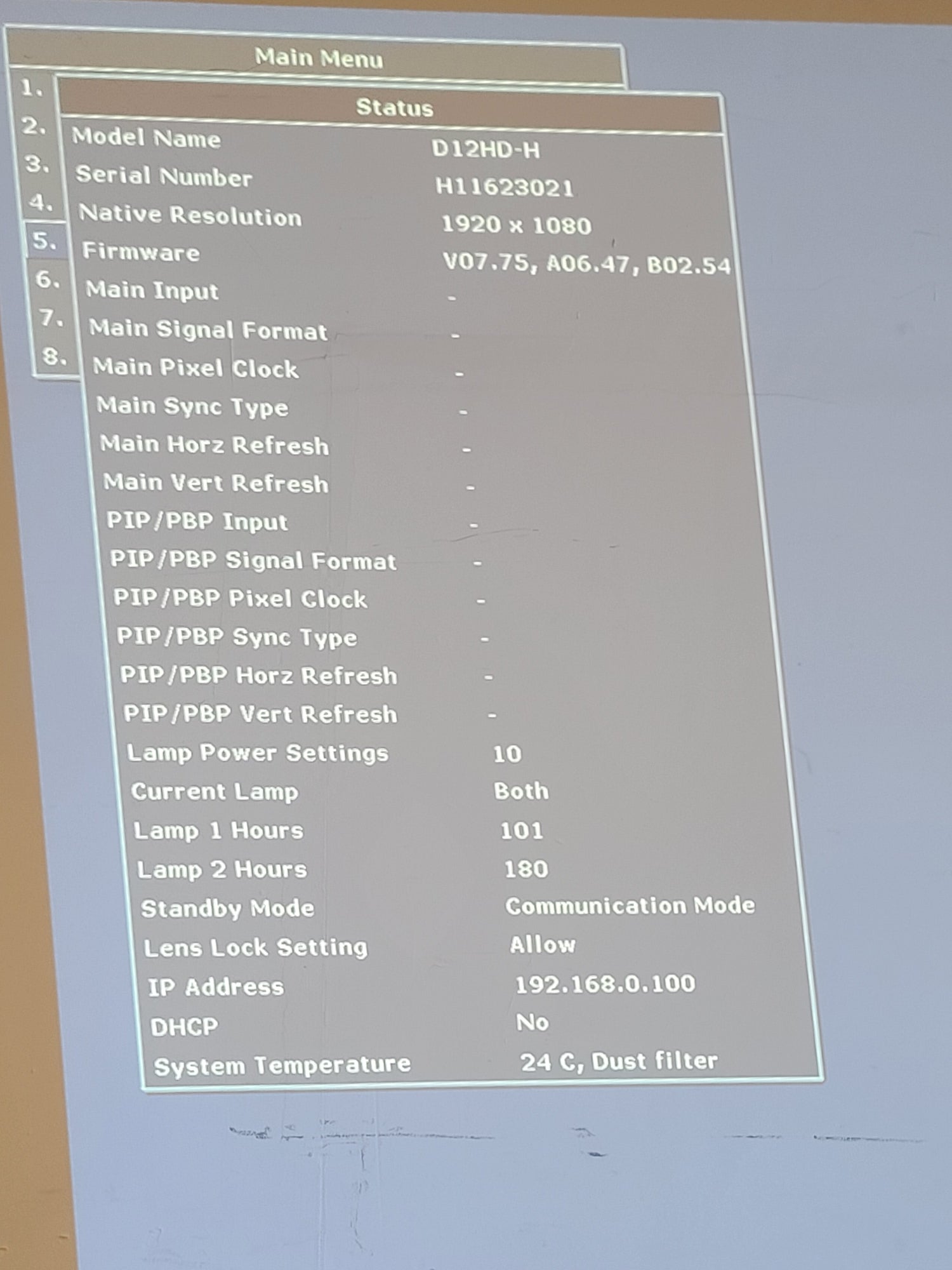 Christie D12HD-H (Lamp 1 101, Lamp 2 179 Hours) 10,000 Lumens HD 0.95" DLP x 1 1080P Large Venue Projector (NO LENS) In Wheeled Road Case