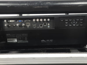 Christie D12HD-H (Lamp 1 101, Lamp 2 179 Hours) 10,000 Lumens HD 0.95" DLP x 1 1080P Large Venue Projector (NO LENS) In Wheeled Road Case