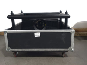 Christie D12HD-H (Lamp 1 194, Lamp 2 194 Hours) 10,000 Lumens HD 0.95" DLP x 1 1080P Large Venue Projector (NO LENS) In Wheeled Road Case