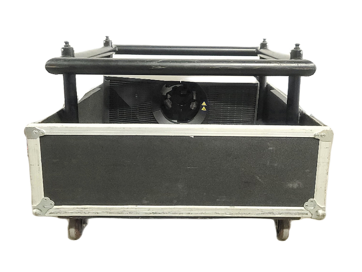 Christie D12HD-H (Lamp 1 445, Lamp 2 445 Hours) 10,000 Lumens HD 0.95" DLP x 1 1080P Large Venue Projector (NO LENS) In Wheeled Road Case
