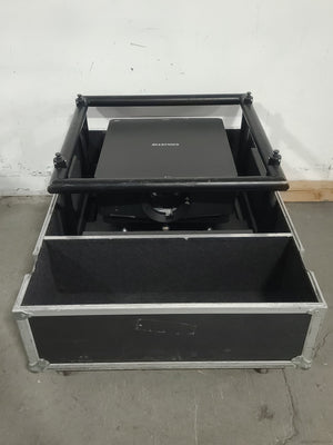 Christie D12HD-H (Lamp 1 477, Lamp 2 446 Hours) 10,000 Lumens HD 0.95" DLP x 1 1080P Large Venue Projector (NO LENS) In Wheeled Road Case