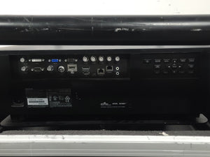 Christie D12HD-H (Lamp 1 584, Lamp 2 574 Hours) 10,000 Lumens HD 0.95" DLP x 1 1080P Large Venue Projector (NO LENS) In Wheeled Road Case