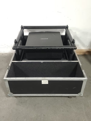 Christie D12HD-H (Lamp 1 584, Lamp 2 574 Hours) 10,000 Lumens HD 0.95" DLP x 1 1080P Large Venue Projector (NO LENS) In Wheeled Road Case