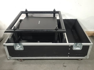 Christie D12HD-H (Lamp 1 584, Lamp 2 574 Hours) 10,000 Lumens HD 0.95" DLP x 1 1080P Large Venue Projector (NO LENS) In Wheeled Road Case