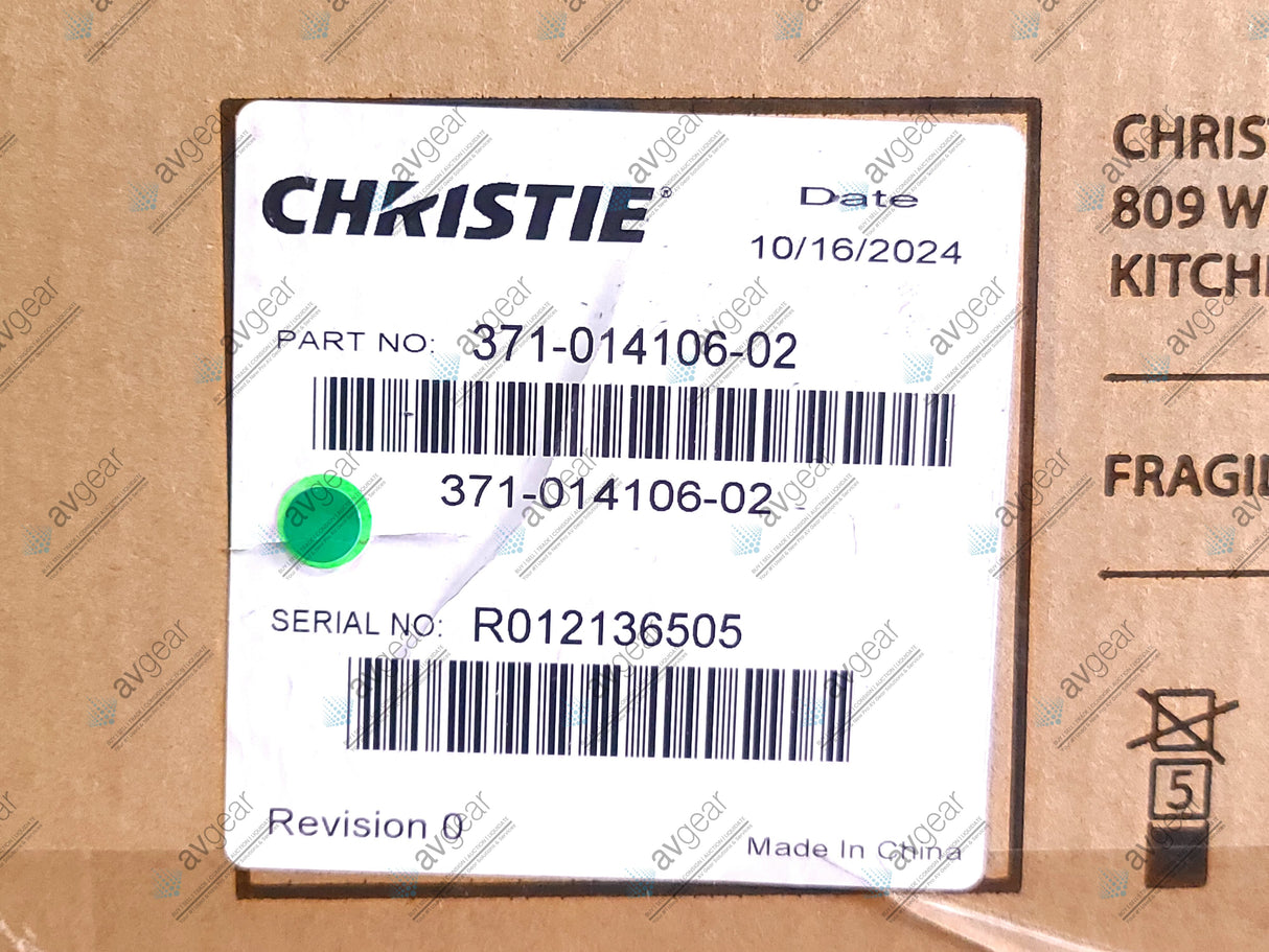 Christie D13WU2-HS (13,500 ANSI Lumens) 1DLP Large Venue Laser Projector WorldWide TWN in Original Box s/n R012136505 . 1878 Hours (FACTORY RECONDITIONED 1-Year Warranty) (LENS NOT INCLUDED)