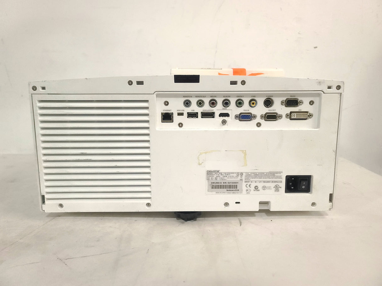 Christie DWU550-G WUXGA 5,600 ANSI Lumens 1-Chip DLP Large Venue Projector