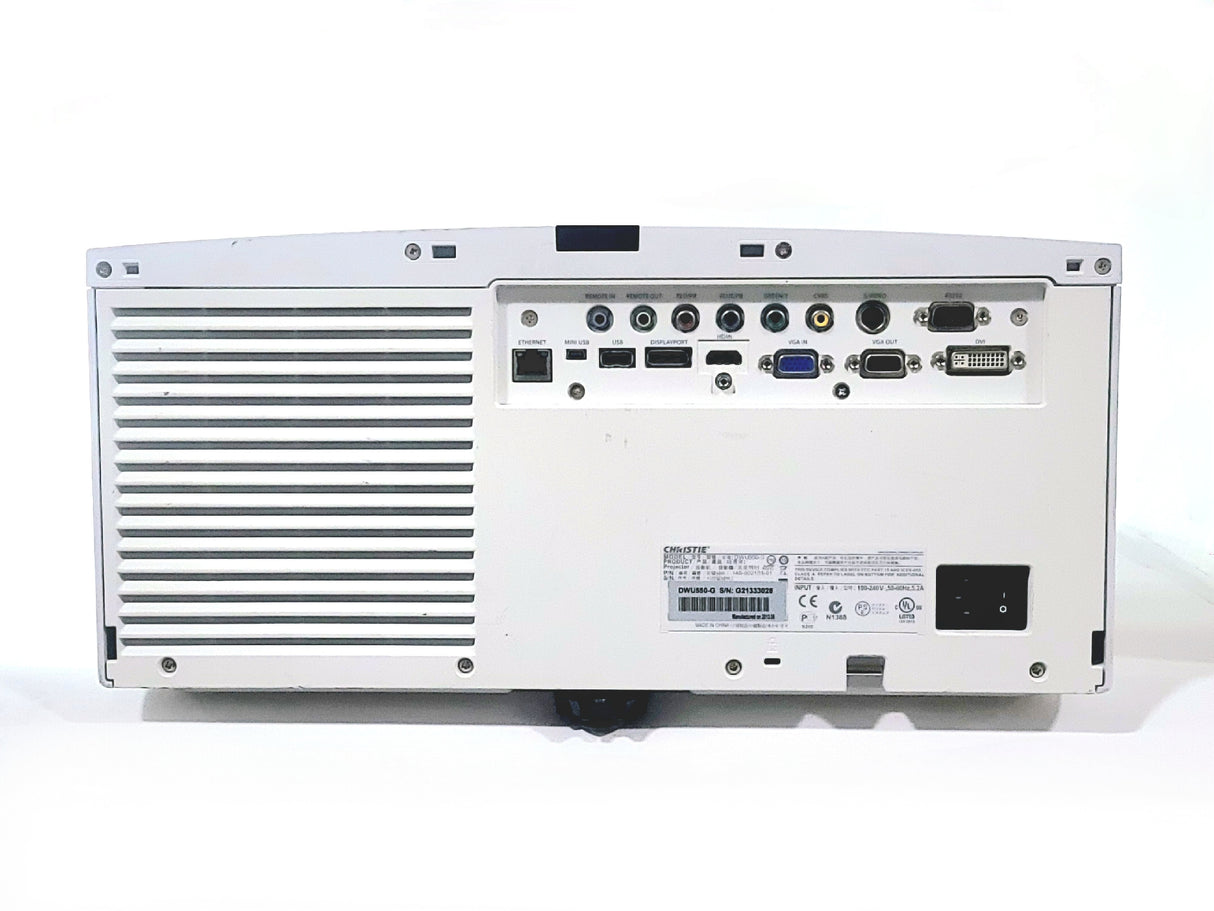 Christie DWU550-G WUXGA 5,600 ANSI Lumens 1-Chip DLP Large Venue Projector (NEEDS REPAIR)