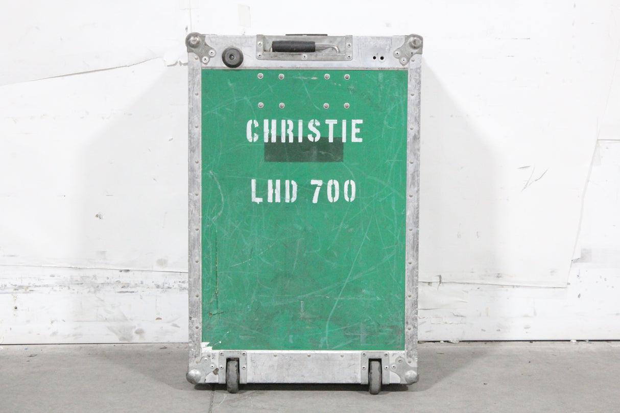 Christie LHD700 Projector &amp; Hardware (422 Hours) w/ Anvil Wheeled Hard Case
