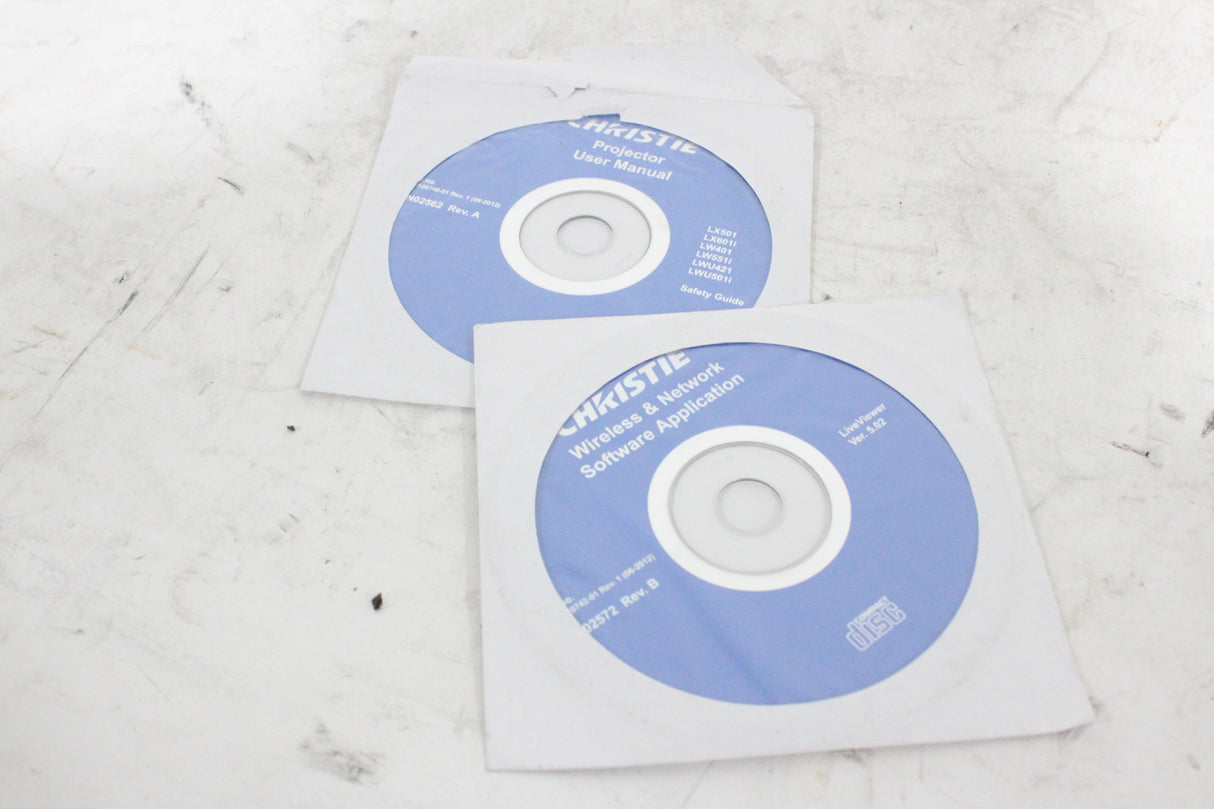 Christie LWU501i (5,000 Lumen) 3 Chip WUXGA LCD Conference Projector (791 Hours) w/ Remote in SKB Hard Wheeled Case (1688-195)