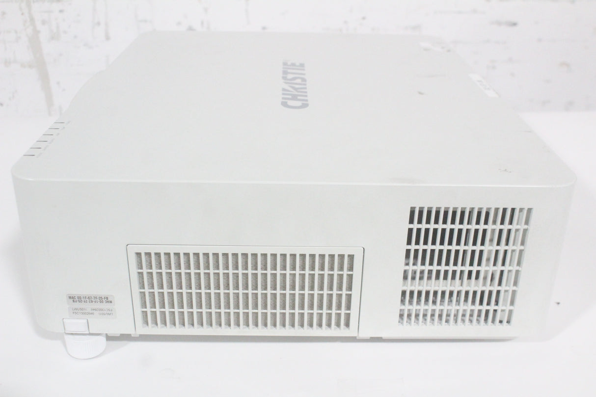 Christie LWU501i (5,000 Lumen) 3 Chip WUXGA LCD Conference Projector (92 Op Hours) w/ Remote, PSU in Hard Rolling Case (1688-177)