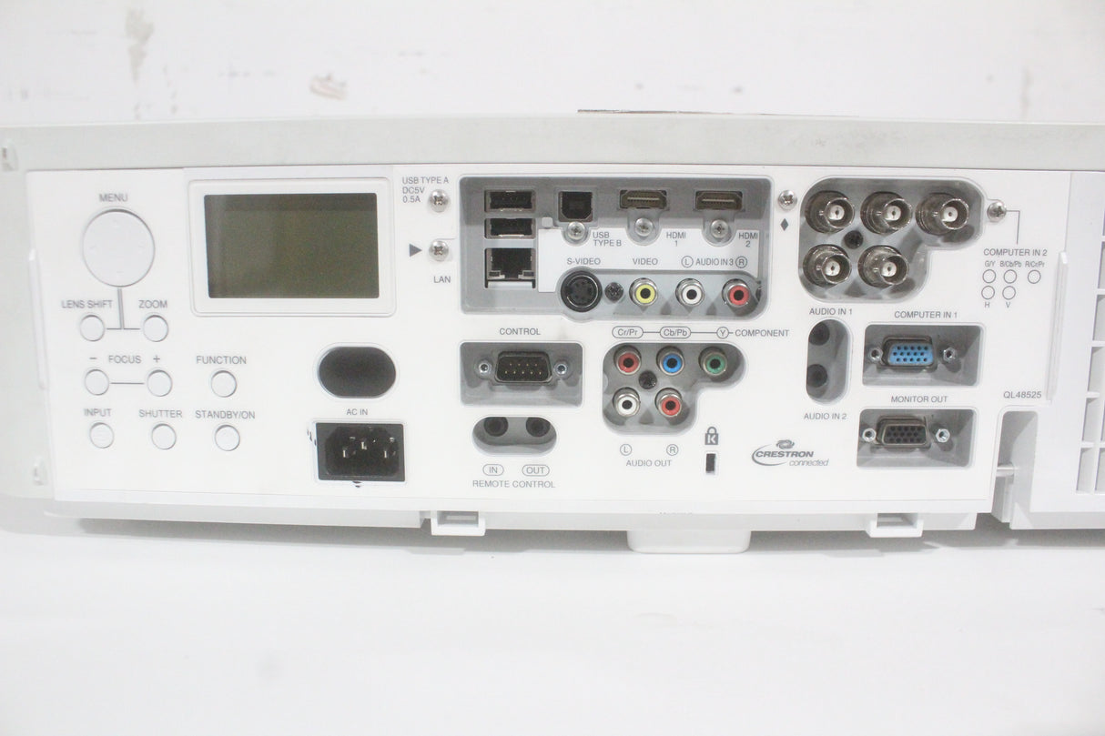 Christie LWU501i (5,000 Lumen) 3 Chip WUXGA LCD Conference Projector (92 Op Hours) w/ Remote, PSU in Hard Rolling Case (1688-177)