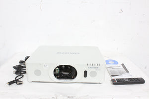 Christie LWU501i (5,000 Lumen) 3 Chip WUXGA LCD Conference Projector (957 Hours) w/ Remote in Hard Rolling Case (1688-208)