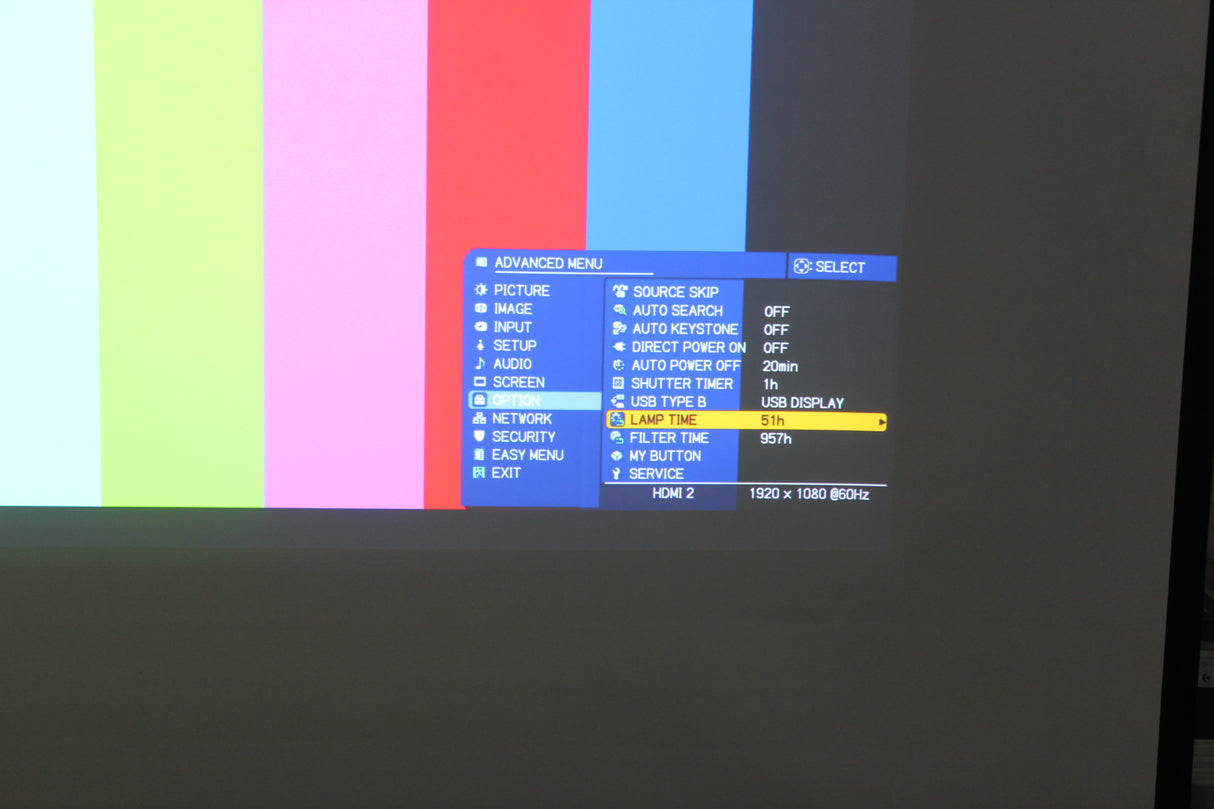 Christie LWU501i (5,000 Lumen) 3 Chip WUXGA LCD Conference Projector (957 Hours) w/ Remote in Hard Rolling Case (1688-208)