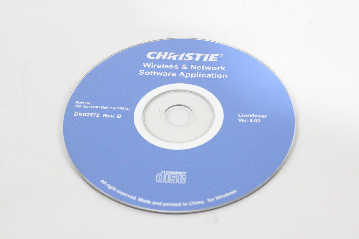 Christie LWU501i (5,000 Lumen) 3 Chip WUXGA LCD Conference Projector (957 Hours) w/ Remote in Hard Rolling Case (1688-208)