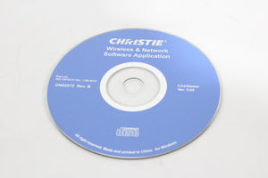 Christie LWU501i (5,000 Lumen) 3 Chip WUXGA LCD Conference Projector (957 Hours) w/ Remote in Hard Rolling Case (1688-208)