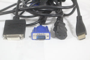 Christie LWU501i (5,000 Lumen) 3 Chip WUXGA LCD Conference Projector (967 Op Hours) w/ Remote, PSU in Hard Rolling Case (1688-173)