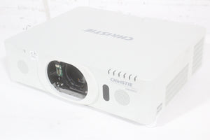 Christie LWU501i (5,000 Lumen) 3 Chip WUXGA LCD Conference Projector (967 Op Hours) w/ Remote, PSU in Hard Rolling Case (1688-173)