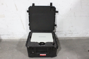 Christie LWU501i (5,000 Lumen) 3 Chip WUXGA LCD Conference Projector (992 Hours, Power Button Issue) w/ Remote in SKB Hard Wheeled Case (1688-198)