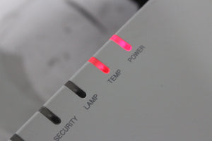 Christie LWU501i (5,000 Lumen) 3 Chip WUXGA LCD Conference Projector (TEMP Issues) w/ Remote in Hard Rolling Case (FOR PARTS) (1688-209)