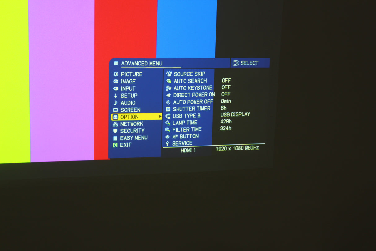 Christie LWU501i (5,000 Lumen) 3 Chip WUXGA LCD Conference Projector (TEMP Issues) w/ Remote in Hard Rolling Case (FOR PARTS) (1688-209)